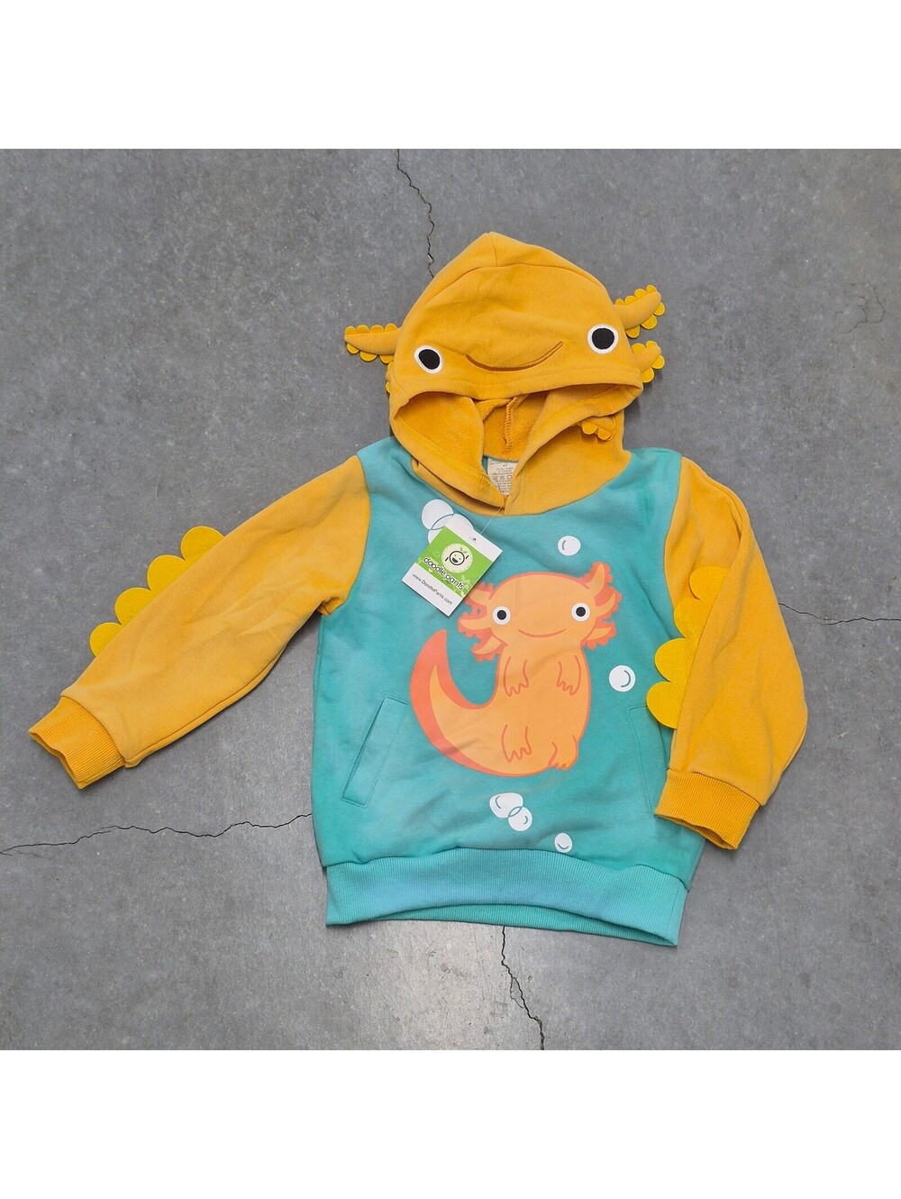 Doodle Pants Axolotl Hoodie